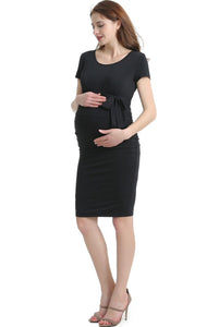 Kimi + Kai Maternity "Lana" Ruched Dress