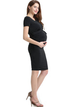 Load image into Gallery viewer, Kimi + Kai Maternity &quot;Lana&quot; Ruched Dress