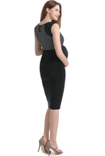 Load image into Gallery viewer, Kimi + Kai Maternity &quot;Lindsey&quot; Dot Midi Dress