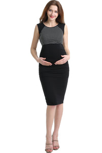 Kimi + Kai Maternity "Lindsey" Dot Midi Dress