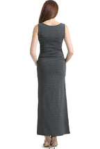 Kimi + Kai Maternity "Bethany" Lace Trim Maxi Dress