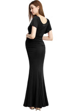 Load image into Gallery viewer, Kimi + Kai Maternity &quot;Abigail&quot; Off Shoulder Maxi Dress