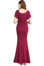 Load image into Gallery viewer, Kimi + Kai Maternity &quot;Abigail&quot; Off Shoulder Maxi Dress