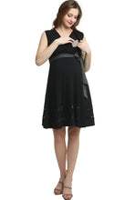 Load image into Gallery viewer, Kimi + Kai Maternity&quot;Marji&quot; Lace Accent Babydoll Nursing Dress