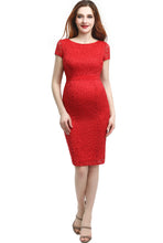 Load image into Gallery viewer, Kimi + Kai Maternity &quot;Nancy&quot; Lace Midi Dress