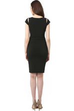 Load image into Gallery viewer, Kimi + Kai Maternity &quot;Julie&quot; Cold Shoulder Body-Con Dress