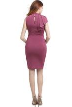 Load image into Gallery viewer, Kimi + Kai Maternity &quot;Josephine&quot; Ruffle Sheath Dress