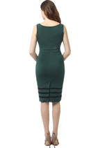 Kimi + Kai Maternity "Valerie" Body-Con Midi Dress