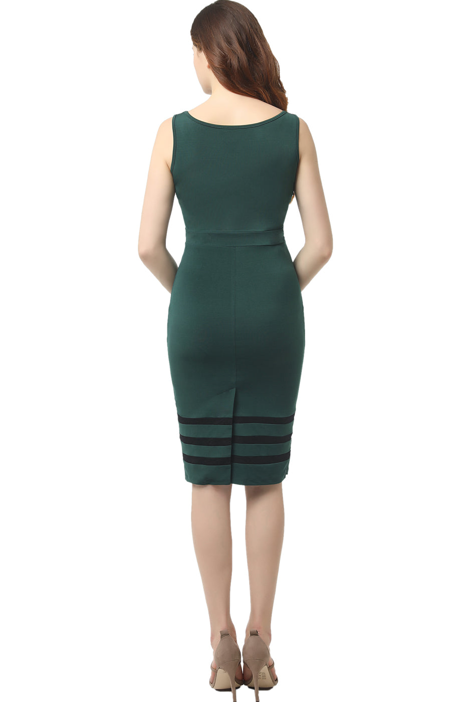 Kimi + Kai Maternity "Valerie" Body-Con Midi Dress