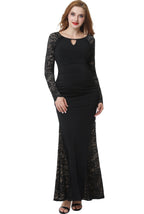 Kimi + Kai Maternity "Bella" Mermaid Maxi Dress