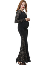 Load image into Gallery viewer, Kimi + Kai Maternity &quot;Bella&quot; Mermaid Maxi Gown