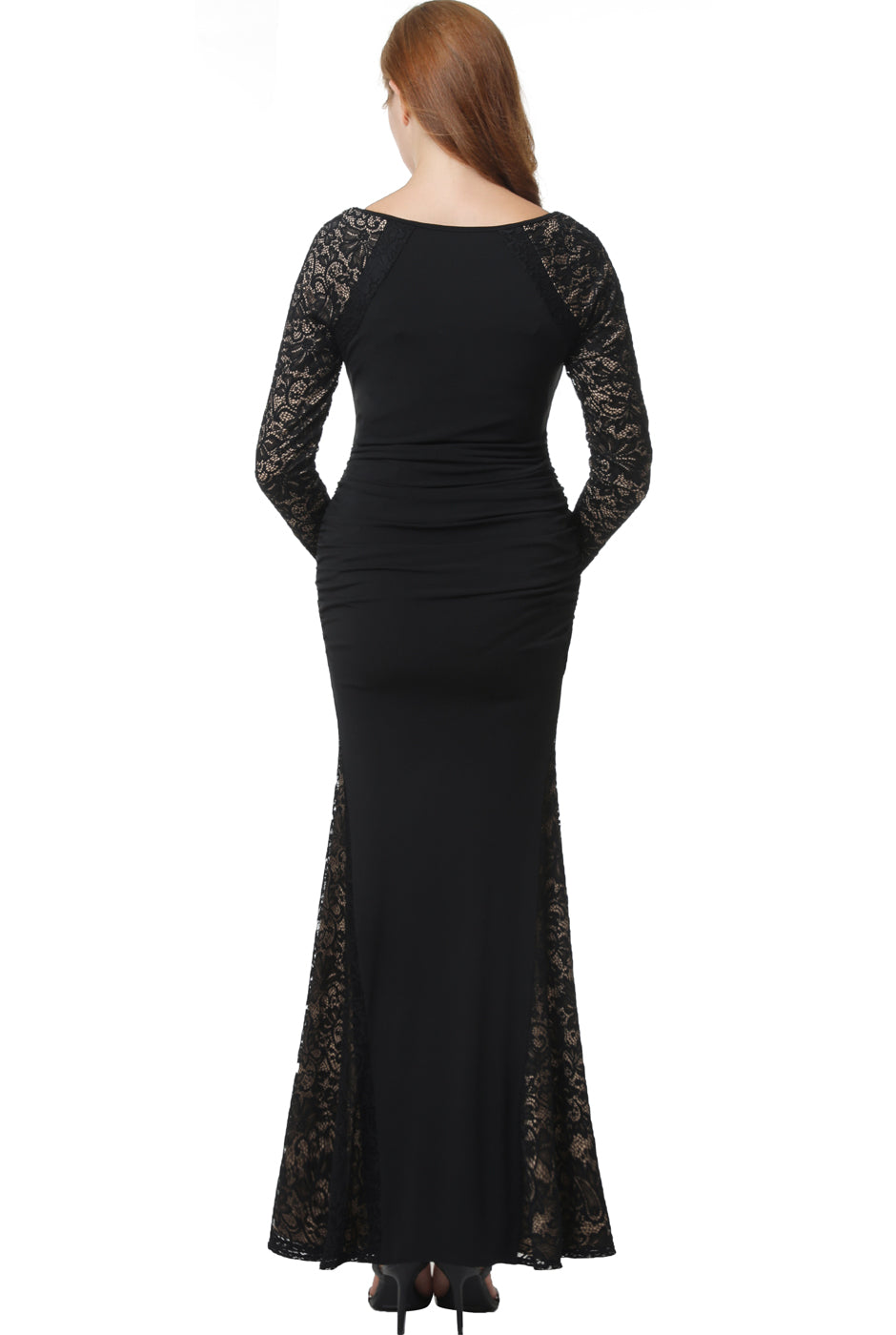 Kimi + Kai Maternity "Bella" Mermaid Maxi Dress