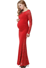 Load image into Gallery viewer, Kimi + Kai Maternity &quot;Bella&quot; Mermaid Maxi Dress