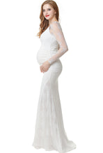 Load image into Gallery viewer, Kimi + Kai Maternity &quot;Mae&quot; Mermaid Maxi Dress