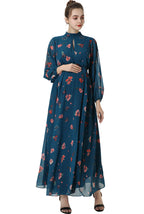 Kimi + Kai Maternity "Finley" Floral Print Maxi Dress