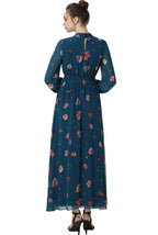 Kimi + Kai Maternity "Finley" Floral Print Maxi Dress