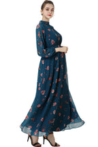 Kimi + Kai Maternity "Finley" Floral Print Maxi Dress
