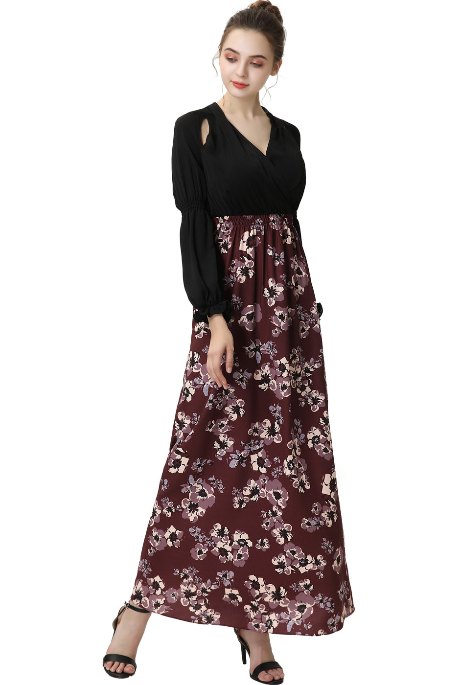 Kimi + Kai Maternity "Sawyer" Maxi Dress
