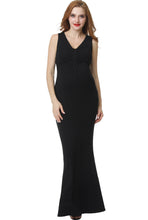 Load image into Gallery viewer, Kimi + Kai Maternity &quot;Edrei&quot; Mermaid Maxi Dress