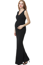 Load image into Gallery viewer, Kimi + Kai Maternity &quot;Edrei&quot; Mermaid Maxi Dress