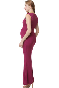 Kimi + Kai Maternity "Edrei" Mermaid Maxi Dress