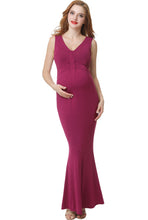 Load image into Gallery viewer, Kimi + Kai Maternity &quot;Edrei&quot; Mermaid Maxi Dress