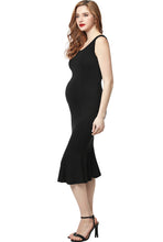 Load image into Gallery viewer, Kimi + Kai Maternity &quot;Bria&quot; Mermaid Midi Dress