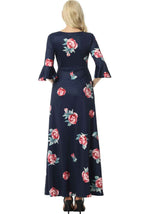 Kimi + Kai Maternity "Louisa" Floral Print Maxi Dress