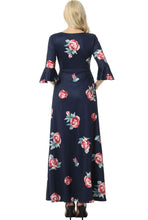 Load image into Gallery viewer, Kimi + Kai Maternity &quot;Louisa&quot; Floral Print Maxi Dress