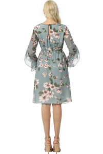 Kimi + Kai Maternity "Salena" Floral Print Dress