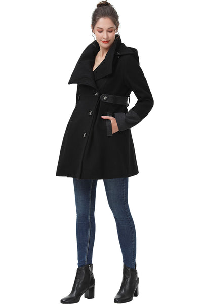 Kimi + Kai Maternity "Harper" Wool Coat