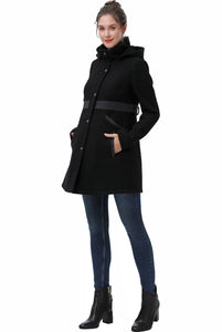 Kimi + Kai Maternity "Adeline" Wool Coat