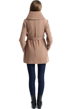 Load image into Gallery viewer, Kimi + Kai Maternity &quot;Mia&quot; Wool Blend Fold Collar Coat