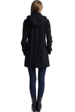 Load image into Gallery viewer, Kimi + Kai Maternity &quot;Paisley&quot; Wool Blend Duffle Toggle Coat