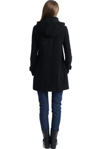 Kimi + Kai Maternity "Penelope" Wool Blend A-Lined Coat