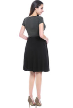 Load image into Gallery viewer, Kimi + Kai Maternity&quot;Sarah&quot; Faux Wrap Nursing Dress