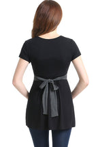 Kimi + Kai Maternity "Jasmine" Colorblock Nursing Top