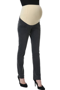 Kimi + Kai Maternity "Frankie" Straight Leg Denim Jeans