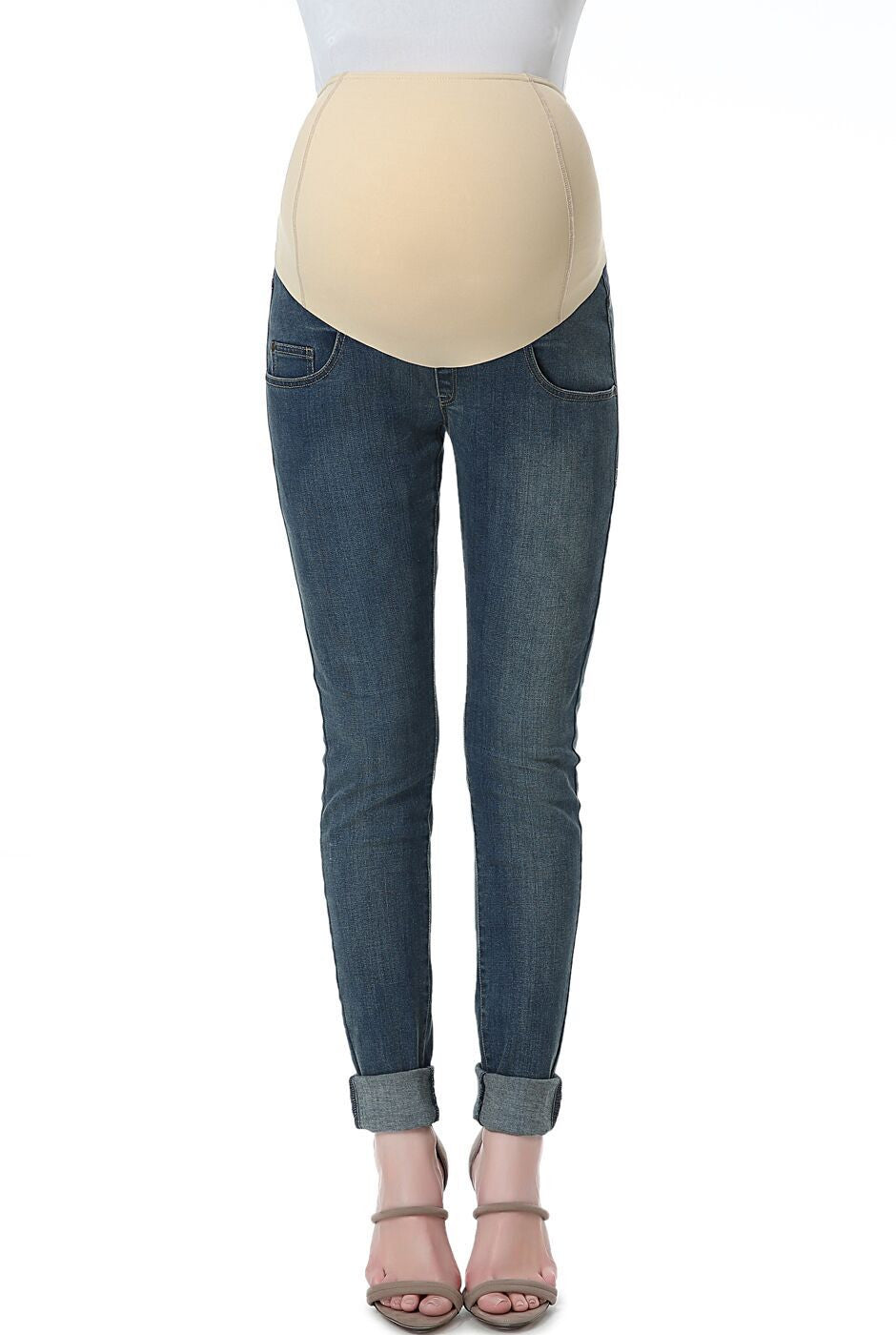 Kimi + Kai Maternity Skinny Leg Denim Jeans