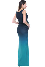 Load image into Gallery viewer, Kimi + Kai Maternity &quot;Sonia&quot; Ombre Tank Column Maxi Dress