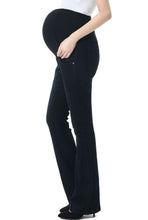 Load image into Gallery viewer, Kimi + Kai Maternity &quot;Leni&quot; Modern Boot Cut Denim Jeans