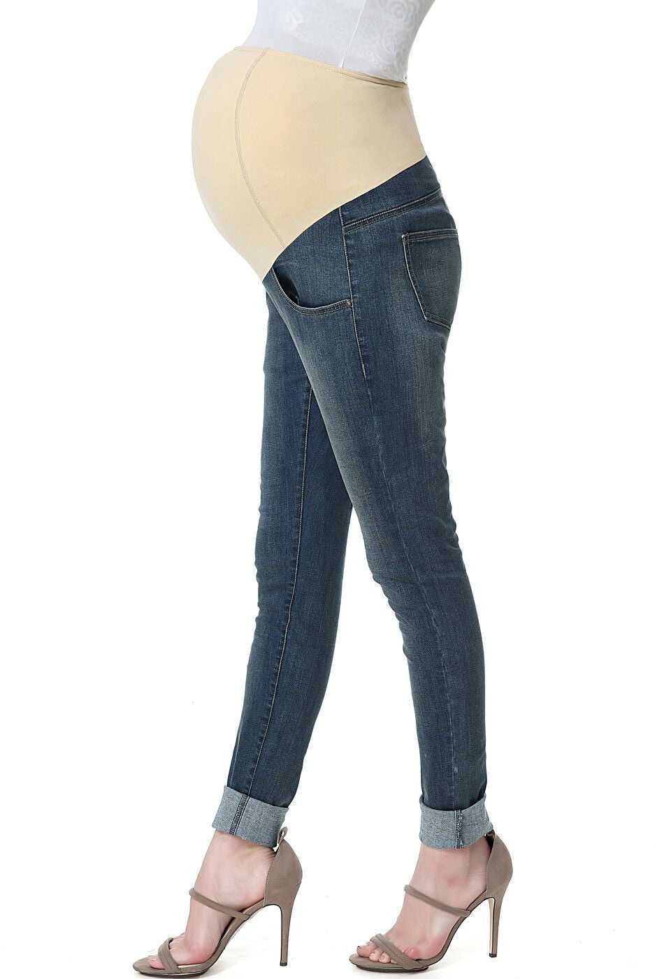 Kimi + Kai Maternity Skinny Leg Denim Jeans