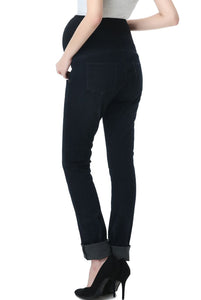 Kimi + Kai Maternity "Frankie" Straight Leg Denim Jeans