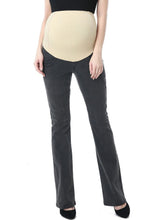 Load image into Gallery viewer, Kimi + Kai Maternity &quot;Leni&quot; Modern Boot Cut Denim Jeans