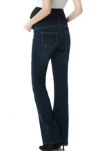 Load image into Gallery viewer, Kimi + Kai Maternity &quot;Leni&quot; Modern Boot Cut Denim Jeans